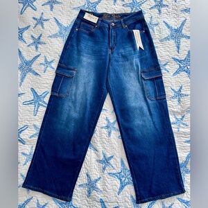Bless Indigo Wide Leg Denim Jeans Size 5